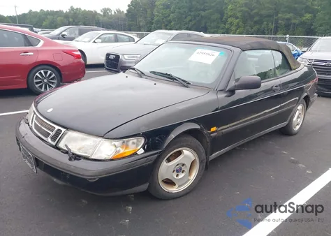 1998 Saab 900 S из США, поврежденный, VIN YS3DD75B4W7004103